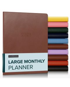 Harbor Large Monthly Planner - 9.75" x 7.5"